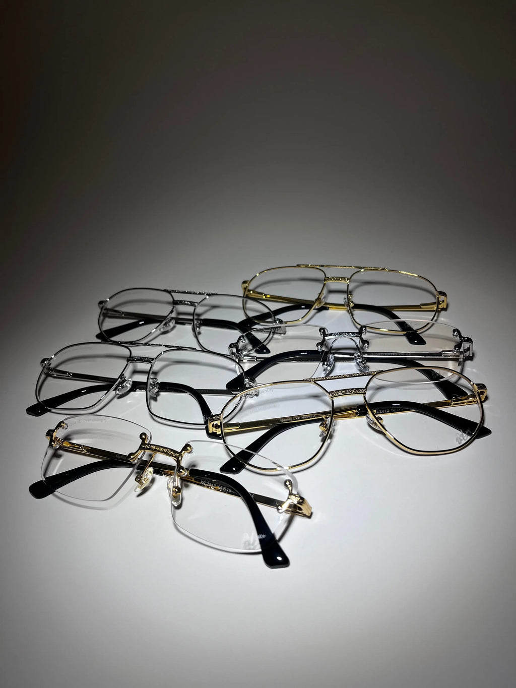 Aviator - Silver Clear Glasses - DeLuxe YUL