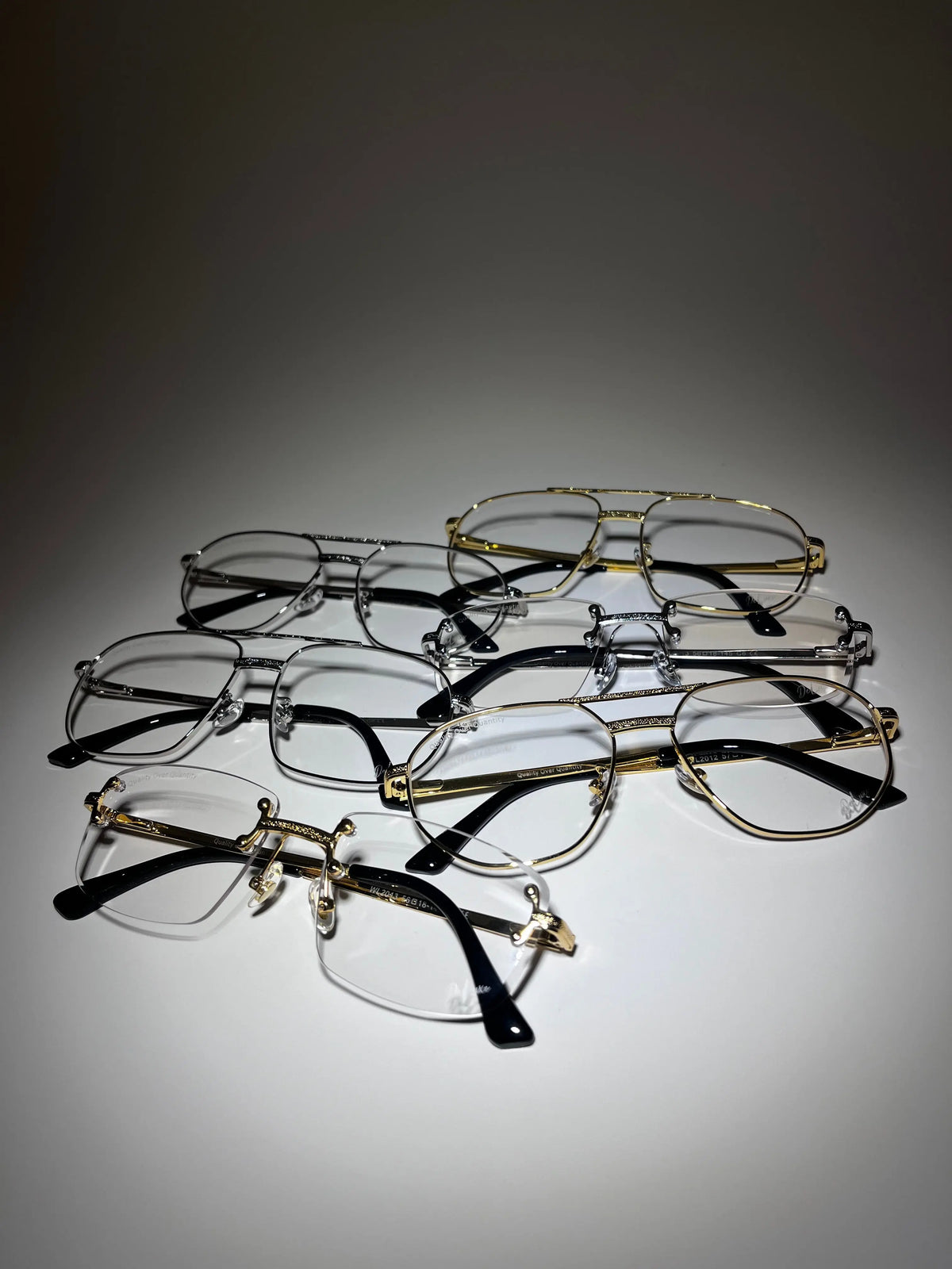 Aviator - Silver Clear Glasses - DeLuxe YUL