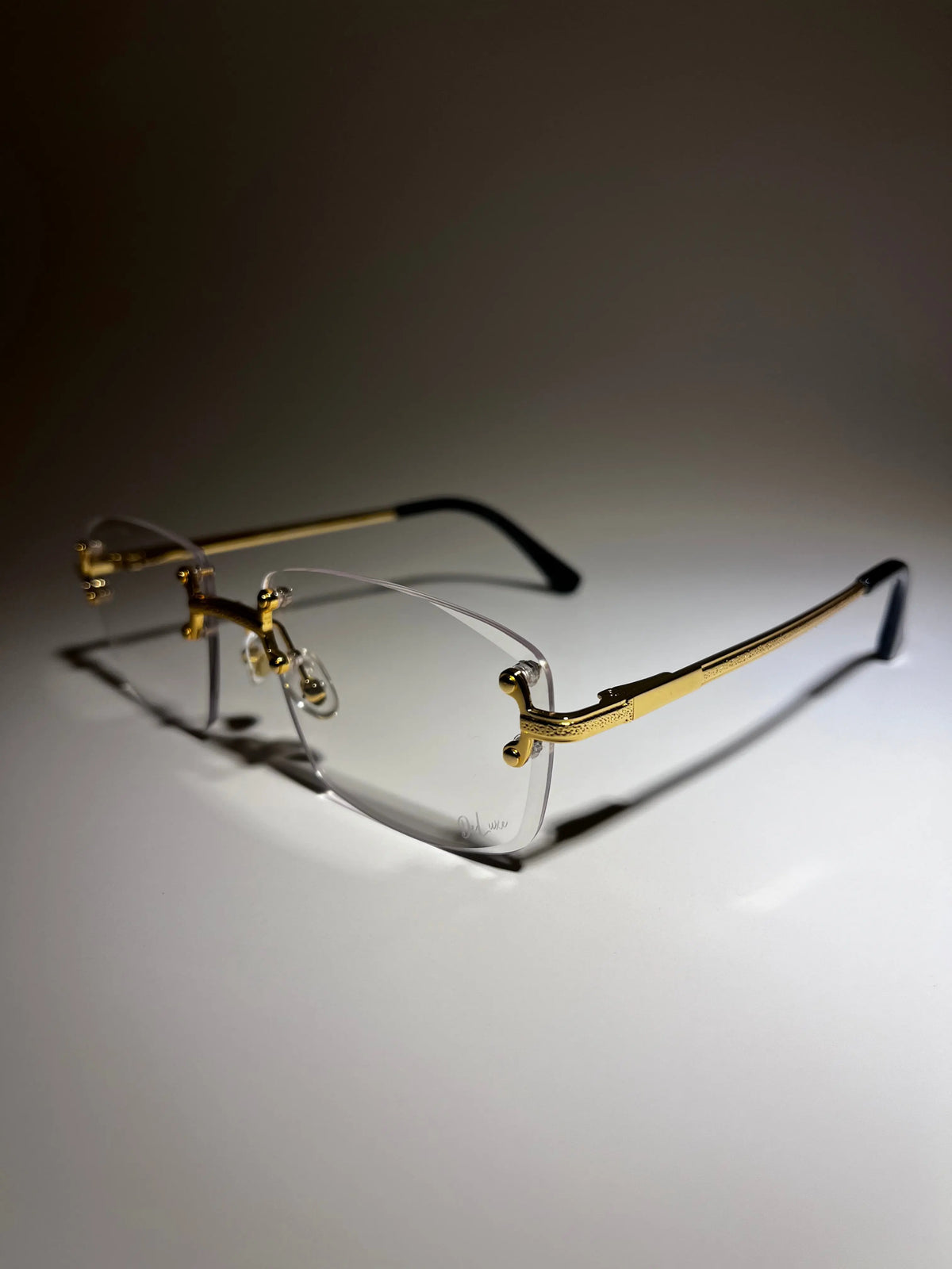 Frameless - Gold Clear Glasses - DeLuxe YUL