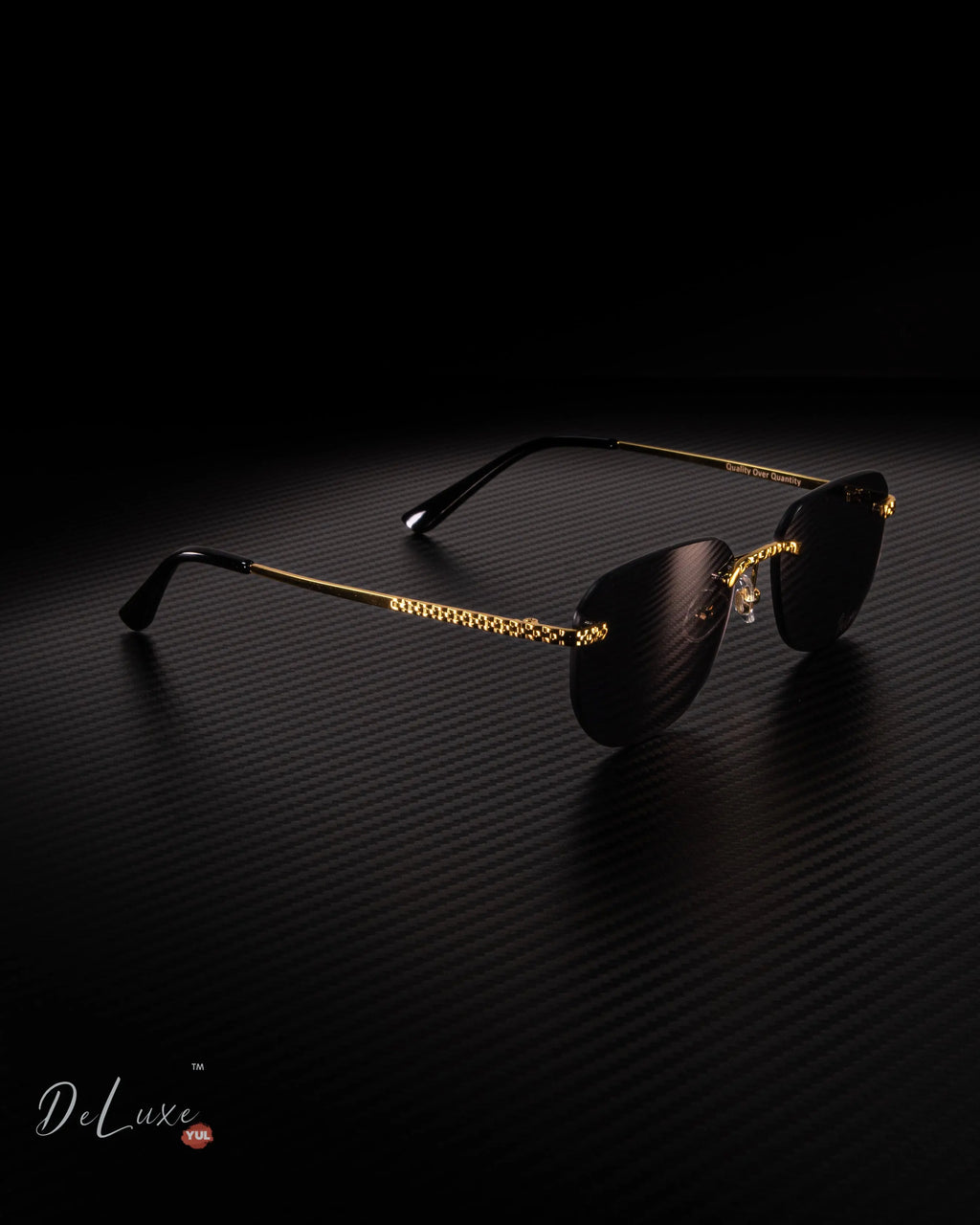 High-quality Rimless sunglasses with UV 400 protection